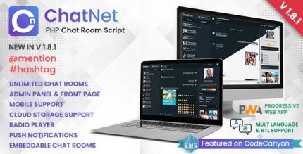ChatNet - PHP Chat Room Private Chat Script
