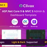 Clivax - ASP.Net Core 9 MVC 5 Admin Dashboard UI Template