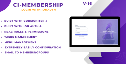 Codeigniter 4 Login with Ion Auth and User management System