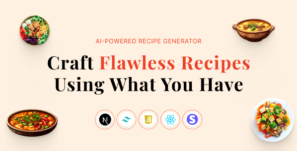 CookWithAI - AI-Powered Recipe Generation Platform SaaS CookWithAI - AI-Powered Recipe Generation Platform SaaS