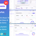 CoreAdmin – Next.js Admin Dashboard Template | React 19, Tailwind CSS, SaaS, CRM, Analytics, AI Apps
