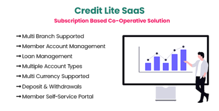 Credit Lite SaaS - Multi Tenant Co-Operative Loan Savings Management System