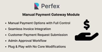 Custom Offline Payment Gateway Module for Perfex CRM (Manual Gateway Builder)