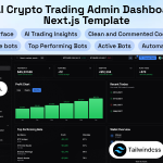 DefibotX – AI Crypto Trading Admin Dashboard Next.js Template