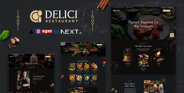 DELICI - Restaurant Next JS Template DELICI - Restaurant Next JS Template