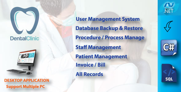Dental Clinic Management System with full project source code C# Dental Clinic Management System with full project source code C#
