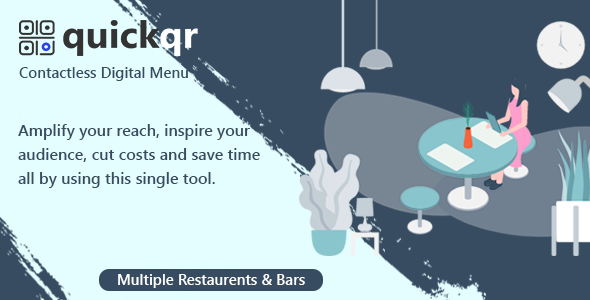 Digital QR Code Restaurant Menu Maker Contactless Ordering System - SaaS - QuickQR Laravel CMS Digital QR Code Restaurant Menu Maker Contactless Ordering System - SaaS - QuickQR Laravel CMS