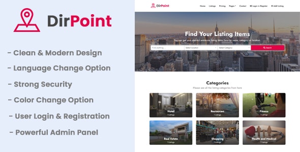 DirPoint - Ultimate Business Directory Listing CMS DirPoint - Ultimate Business Directory Listing CMS