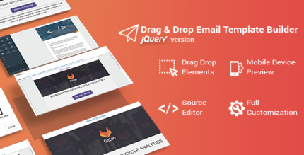 Drag Drop Email Template Builder for jQuery