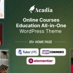 Education WordPress Theme For University Online Course - Acadia
