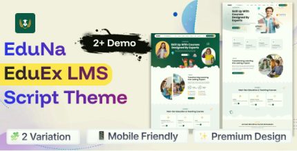 EduNa – EduEx LMS Script Laravel Theme
