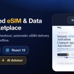 eSimScan - AI-Powered eSIM Data Plan Marketplace Script | PHP React