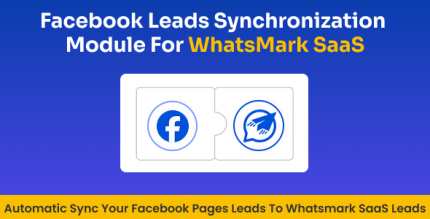 Facebook Leads Integration Sync Addon for WhatsMarkSaaS
