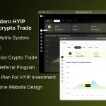 FinFunder – NextJS User Dashboard for Matrix HYIP Investments with Crypto Trading