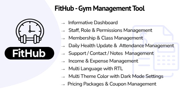 FitHub SaaS - Gym Management Tool FitHub SaaS - Gym Management Tool