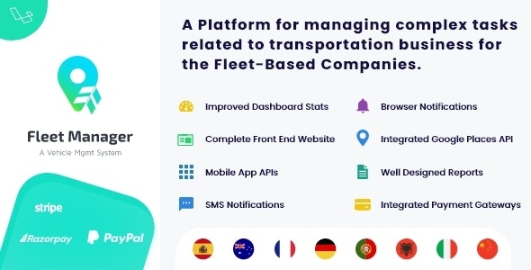Fleet Manager - Vehicle Management Booking System