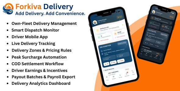 Forkiva - Delivery Management Driver App Add-on