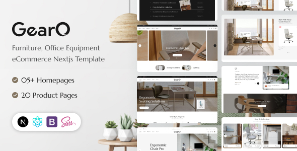 GearO - Furniture, Office Equipment eCommerce Nextjs Template GearO - Furniture, Office Equipment eCommerce Nextjs Template