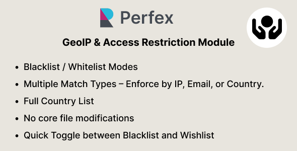 GeoIP Access Restriction Module for Perfex CRM (Restrict by IP, Country, or Email) GeoIP Access Restriction Module for Perfex CRM (Restrict by IP, Country, or Email)