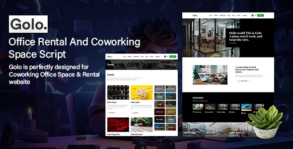 Golo - Office Rental And Coworking Space Script Theme Golo - Office Rental And Coworking Space Script Theme