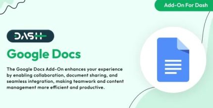 Google Docs - Dash SaaS Add-On