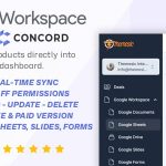 Google Workspace Module for Concord CRM - Google Drive, Sheets, Docs, Forms Slides