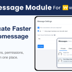 Group Message Module for Worksuite SAAS