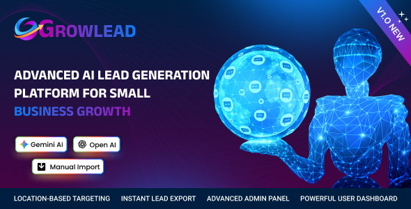 GrowLead – Smart AI Lead Generation Business Growth SaaS Platform (MERN Stack) GrowLead – Smart AI Lead Generation Business Growth SaaS Platform (MERN Stack)