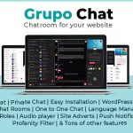 Grupo Chat - Chat Room Private Chat - Video Chat Audio Chat - Group Video Chat - PHP Chat Code