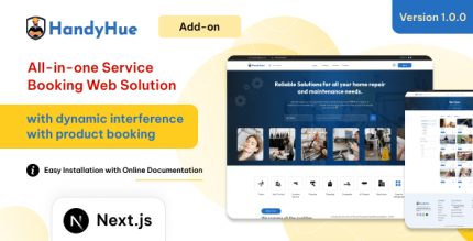 Handyhue – On-Demand Service Booking Website | Multi-Vendor Responsive Platform (Next.js)