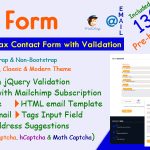 Hello Form - PHP Working Ajax Contact Form with Validation
