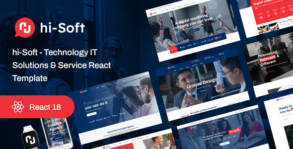 hi-Soft - IT Solutions and Services Company React Template hi-Soft - IT Solutions and Services Company React Template