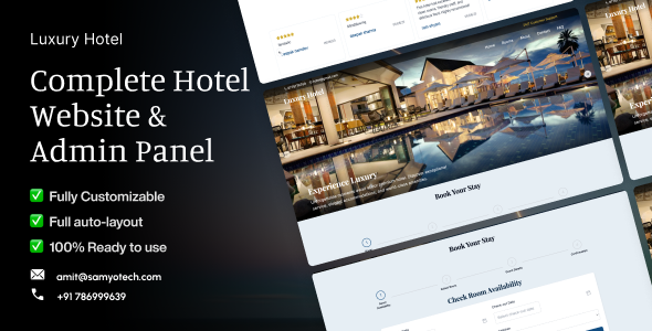 Hotel Booking System | Hotel Website with booking | Hotel CRM Hotel Booking System | Hotel Website with booking | Hotel CRM