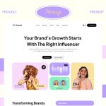 Houszi – Influencer Agency Website Elementor Template Kit