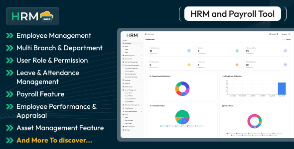 HRM SaaS - HR and Payroll Tool HRM SaaS - HR and Payroll Tool