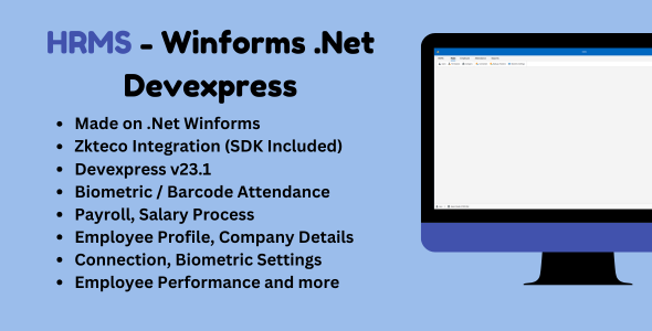 HRMS - Devexpress .Net Winforms HRMS - Devexpress .Net Winforms