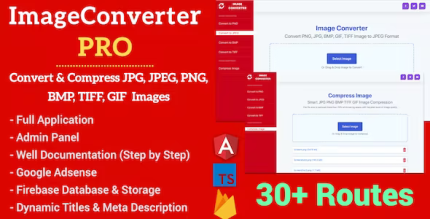 Image Converter Pro Full Production Ready Application With Admin Panel (Angular 15 Firebase)
