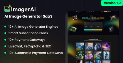 ImagerAI - AI Image Generator SaaS