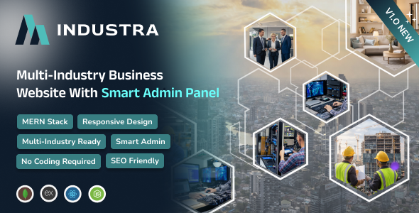 Industra – Multi-Industry Business Website with Admin Panel (MERN Stack) Industra – Multi-Industry Business Website with Admin Panel (MERN Stack)