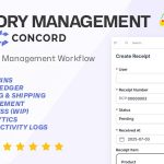 Inventory Management Module for Concord CRM