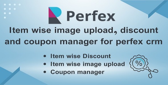 Item Wise Image Upload, Discount and Coupon Manager for Perfex CRM Item Wise Image Upload, Discount and Coupon Manager for Perfex CRM