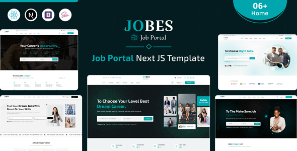 Jobes - Job Portal React Next JS Template Jobes - Job Portal React Next JS Template