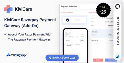 KiviCare(TM) - Razorpay Payment Gateway (Add-on)
