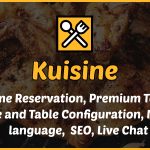 Kuisine - Restaurant Table Booking Menu Management