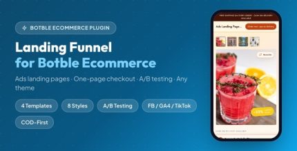 Landing Funnel - Ads Pages with One-Page Checkout for Botble Ecommerce