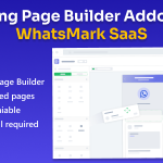 Landing Page Builder Addon for WhatsMarkSaaS