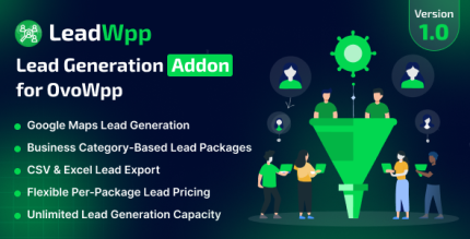 LeadWpp - Lead Generation Addon for for OvoWpp