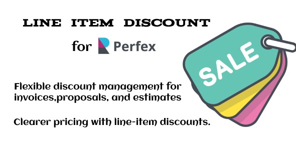 Line Item Discount for Perfex CRM Line Item Discount for Perfex CRM