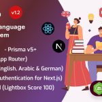 Lisbo - Language School Online Courses LMS System built with Next.js React v19