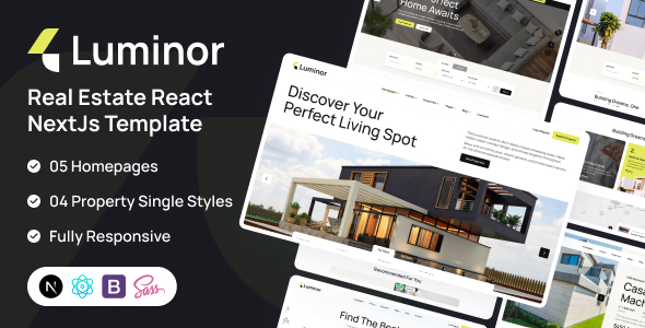 Luminor - Real Estate NextJs Template Luminor - Real Estate NextJs Template